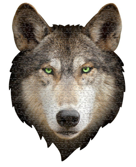Beverly SHP-027 Jigsaw Puzzle Big Face Wolf (550 Pieces)