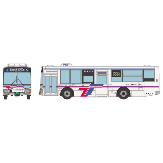 Tomytec The Bus Collection JB090 Tokushima Bus (Tokushima) (N scale)