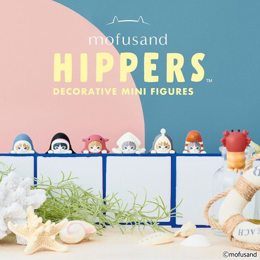 Dreams Inc. HIPPERS mofusand Decorative Mini Figures (BOX 12pcs)