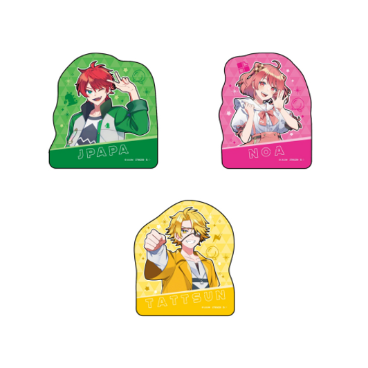 Bandai Candy Colorful Peach Character Magnets (BOX 14 Pcs.)