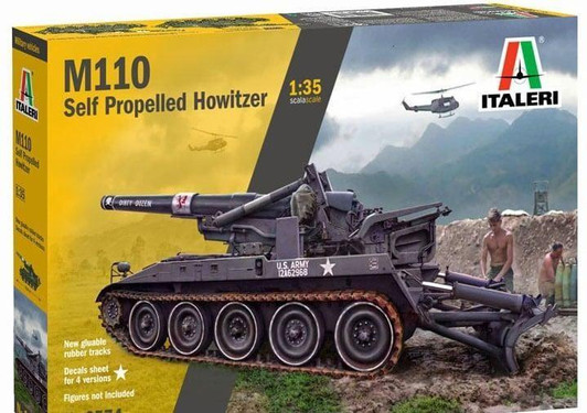  Platz U.S. Army M110 203mm Self-Propelled Howitzer 1/35 Plastic Model 