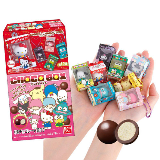  Bandai Candy Sanrio Characters Chocolate Box Figure Collection (BOX 14 Pcs.) 