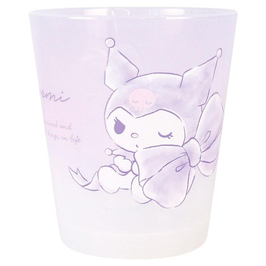  T's Factory Sanrio Dot Tumbler Watercolor Big Ribbon Kuromi 