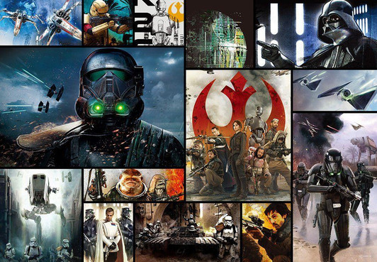  Tenyo W-1000-663 Jigsaw Puzzle Rogue One: A Star Wars Story (1000 Pieces) 