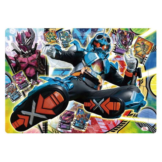  Showa Note 151765802 Jigsaw Puzzle B4 Puzzle Kamen Rider Gotchard 02 (with Fun Board) (70 Pieces) 
