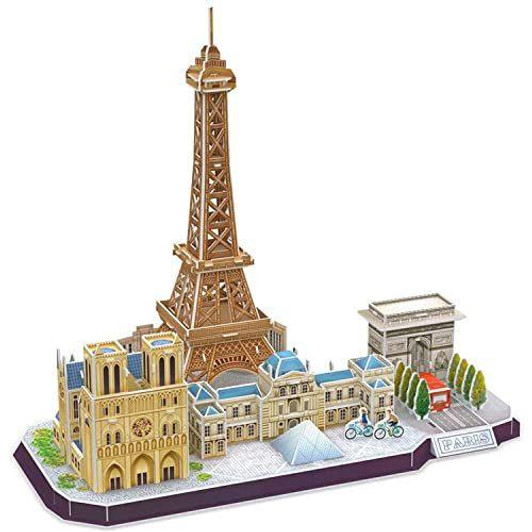 Other MC254h Heart Art Collection Jigsaw Puzzle 3D Craft Model Paris City Line (120 Pieces) 
