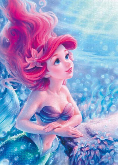  Tenyo D-2000-635 Jigsaw Puzzle Disney The Little Mermaid Ariel - Longing for Love (2000 Pieces) 