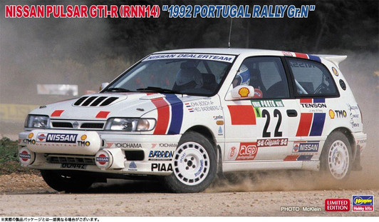  Hasegawa 1/24 Nissan Pulsar GTI-R (RNN14) 1992 Portugal Rally Gr.N Plastic Model 