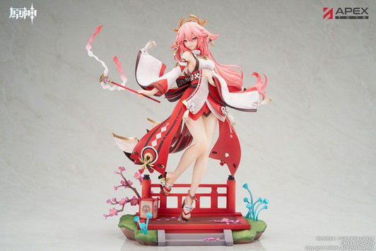  Tokyo Figure APEX TOYS Genshin Impact Yae Miko Ukiyo-e Smile Version 1/7 Figure 