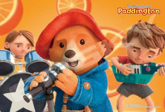  Ensky 70-L09 Jigsaw Puzzle The Adventures of Paddington (TM) Let's All Sing Together! (70 Pieces) 