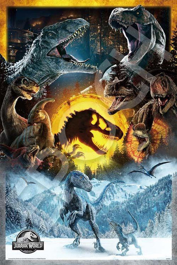 Epoch 12-607s Jigsaw Puzzle Life finds a way (Jurassic World)  (1000 Pieces)