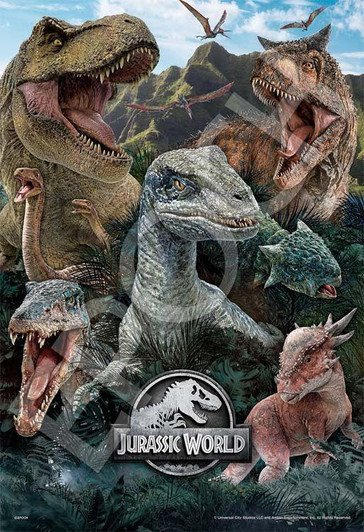 Epoch 26-604 Jigsaw Puzzle Jurassic World Wild Dinosaurs (100 Pieces)