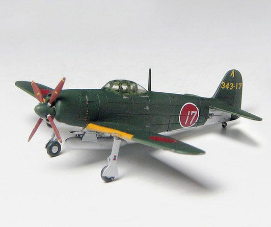  Platz 1/144 Imperial Japanese Navy Land-based Fighter Shiden Kai (Late Model) '343rd Naval Air Group' (2 Aircraft Set) Plastic Model (Released) 