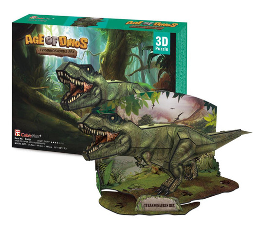 Other Heart Art Collection Jigsaw Puzzle 3D Puzzle 3D Craft Model Tyrannosaurus Rex (36 Pieces) 