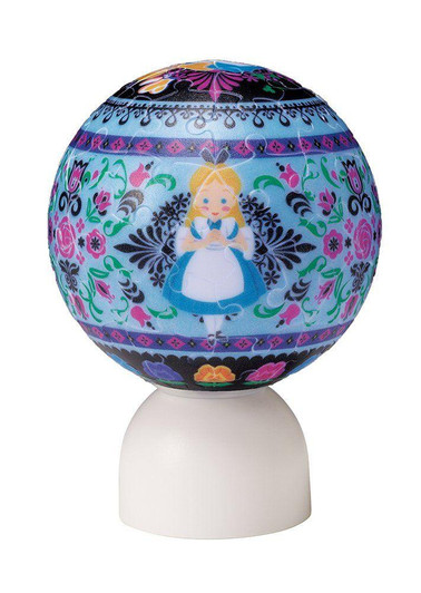  Yanoman 2003-418 Jigsaw Puzzle 3D Lantern Egg Alice in Wonderland (60 Pieces) 
