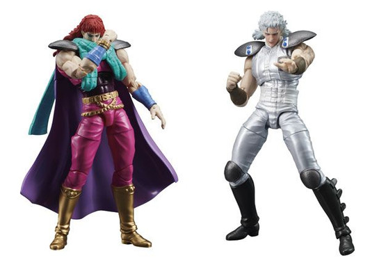 DIG DIGACTION Yuda & Rei (White Hair) Set Posable Figure (Fist of the North Star)