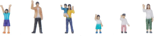 Kato 24-251A Model People 'Waving A Hand A' (N scale)