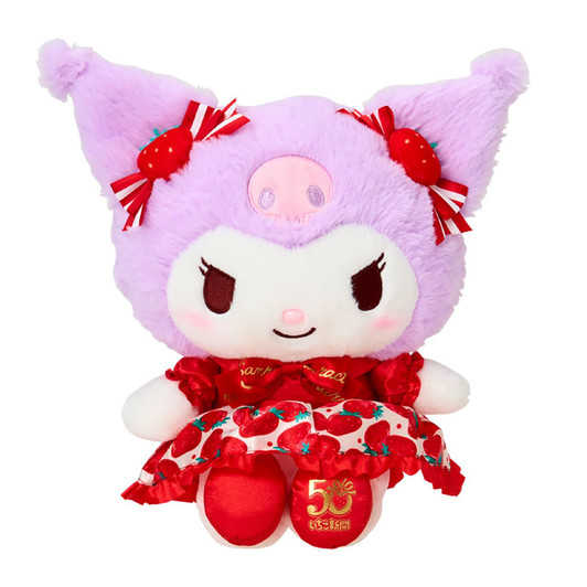 Sanrio Kuromi Plush Toy (Ichigo Shinbun 50th Anniversary)