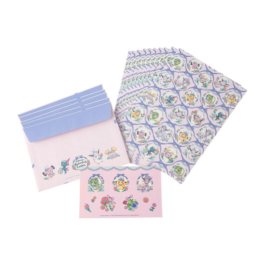 Pokemon Center Original Letter Set Pokemon Botanical Easter Letter Set Postcard