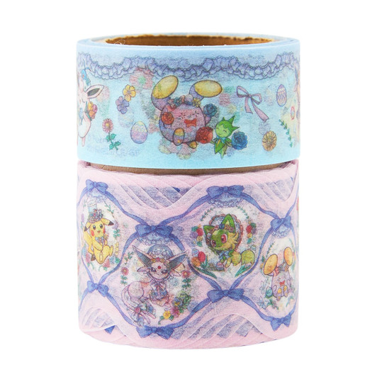Pokemon Center Original Masking Tape 2-Piece Set  Pokemon Botanical Easter  Stickers & Stamps