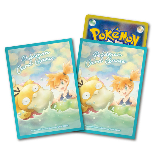 Pokemon Center Original Pokemon Card Game Deck Sleeves Misty & Psyduck