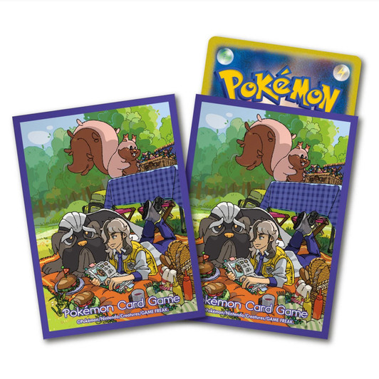 Pokemon Center Original Pokemon Card Game Deck Sleeves Arven & Mabosstiff