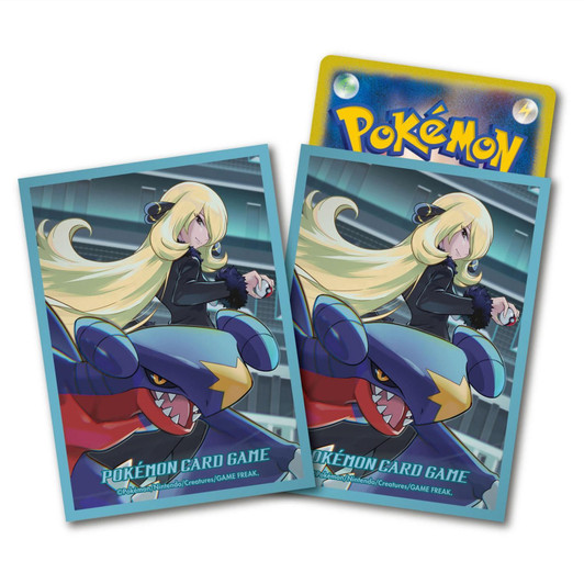 Pokemon Center Original Pokemon Card Game Deck Sleeves Cynthia & Garchomp Ver.2