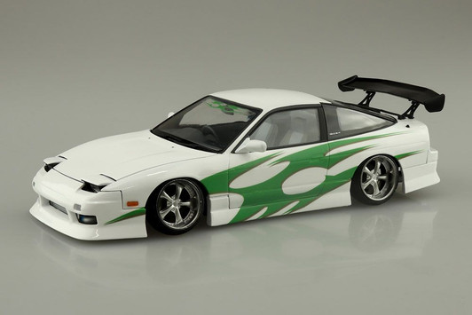 Aoshima The Tuned Car 1/24 URAS RPS13 180SX '96 Ver.2 (Nissan) Plastic Model