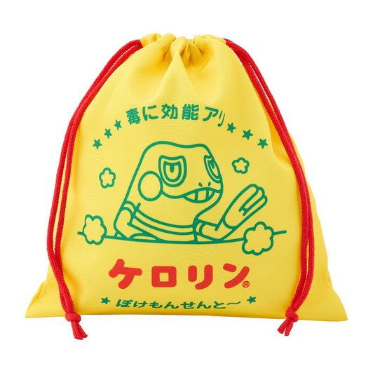 Pokemon Center Original Kerorin Drawstring Bag Pokemon Center Croagunk