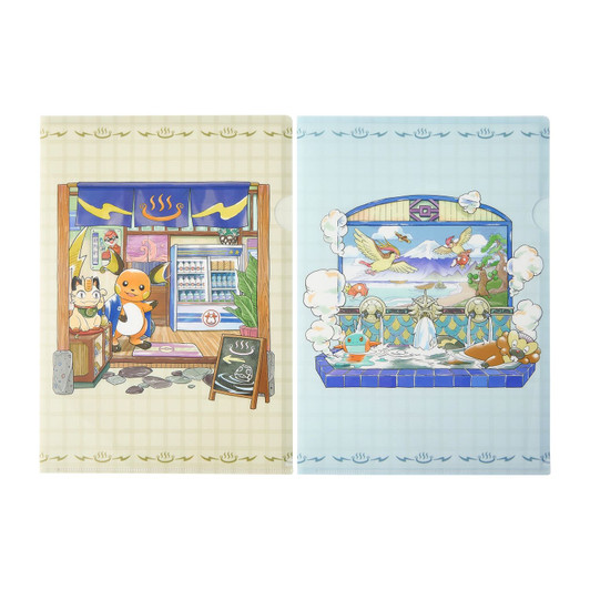 Pokemon Center Original A4 Clear File 2-Piece Set Pokemon Center