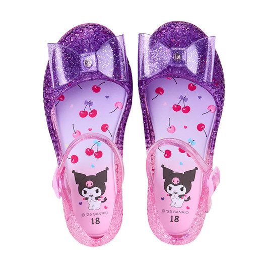 Sanrio Kuromi Kids Clear Sandals Children's Shoes PVC Summer Outing