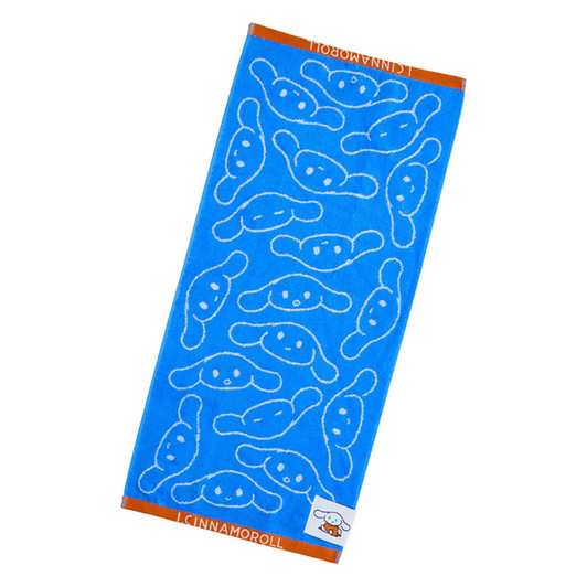 Sanrio Other Face Towel (Love Yourself More?) I.Cinnamoroll Bath & Washroom Items 100% Cotton With Name Space 297402