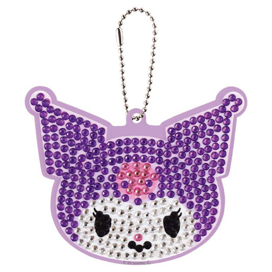T's Factory Sanrio Diamond Art Key Holder Kuromi