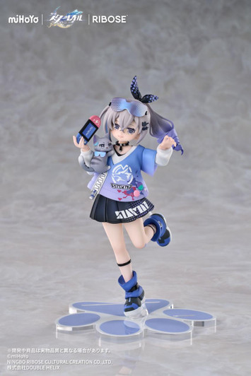  RIBOSE RISE UP+ Honkai: Star Rail Chibi Cat Series - Silver Wolf Ver. Figure 