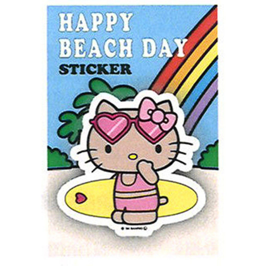 Other Sanrio Hello Kitty Happy Beach Day Sticker Surf 