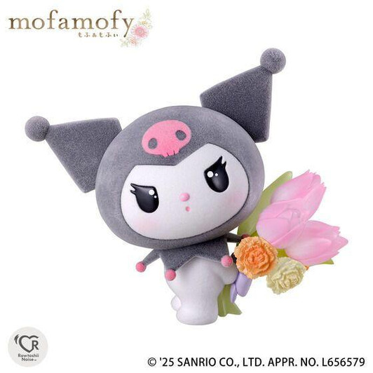  Bandai mofamofy Kuromi Figure 