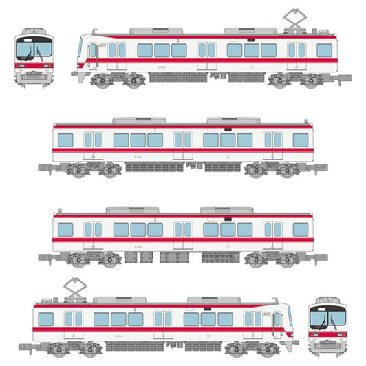  Tomytec Kobe Electric Railway Series 2000 (2007 Configuration) 4 Cars Set (N scale) 