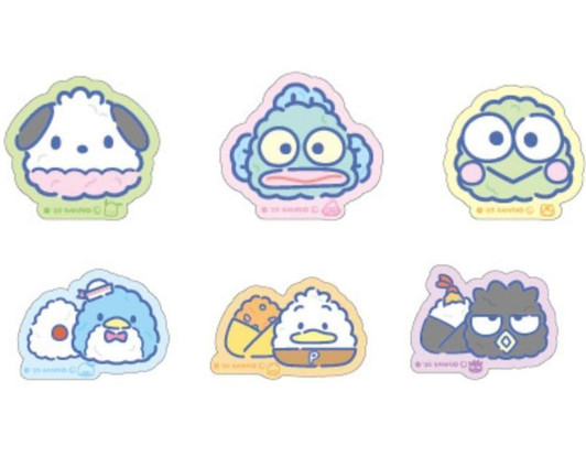  T's Factory Sanrio Pouch Containing Flake Seals Happidanbui / Onigiri 