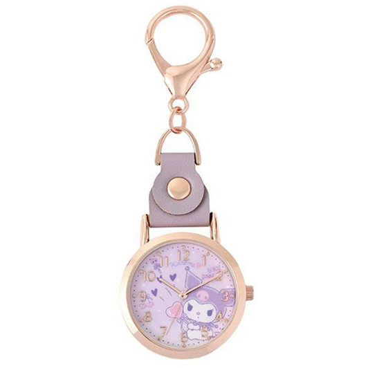 Other Sanrio Kuromi Keychain Watch / Pocket Watch - Purple 