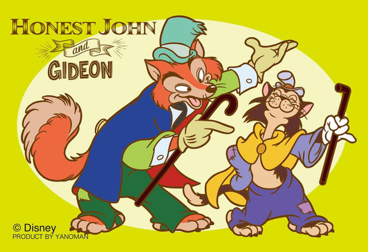 Yanoman Jigsaw Puzzle Honest John & Gideon (70 Pieces) 