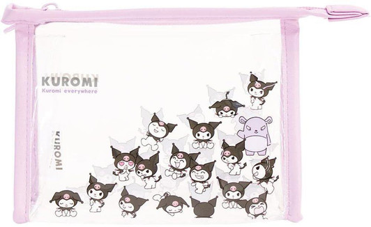  T's Factory Sanrio Fuchi-Iro Pouch Kuromi 