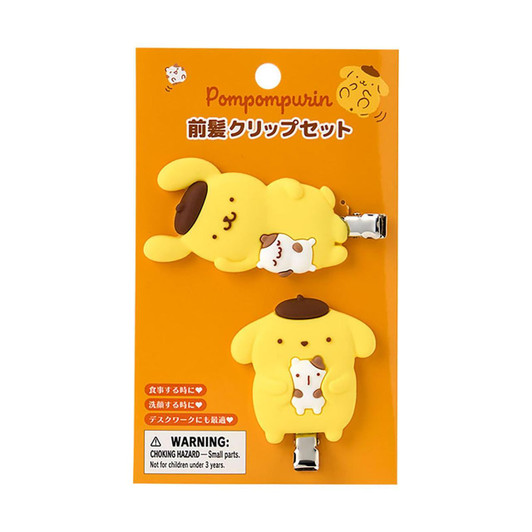 Sanrio Pom Pom Purin Bangs Clip Set 