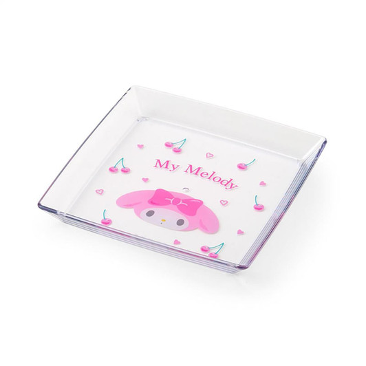  Sanrio My Melody Square Plate AS Resin Dish Tableware 
