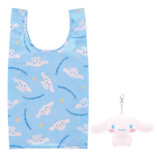  Marushin Sanrio Cinnamoroll Solid Cinnamon Pouch Attached Eco Bag 