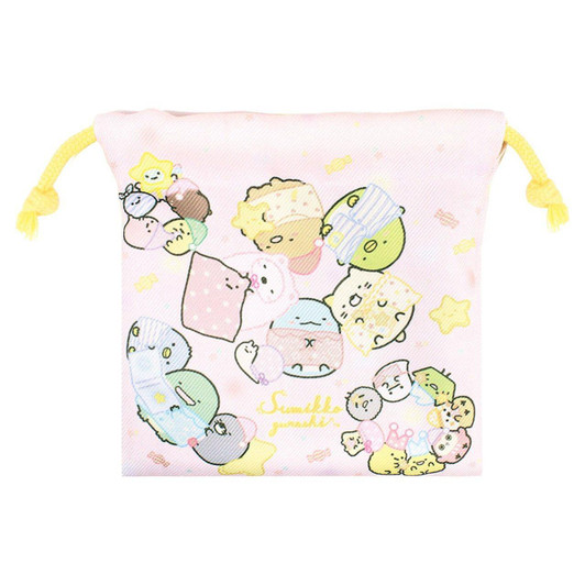  T's Factory Sumikko Gurashi Chocotto Drawstring Bag Sleepover Gathering 