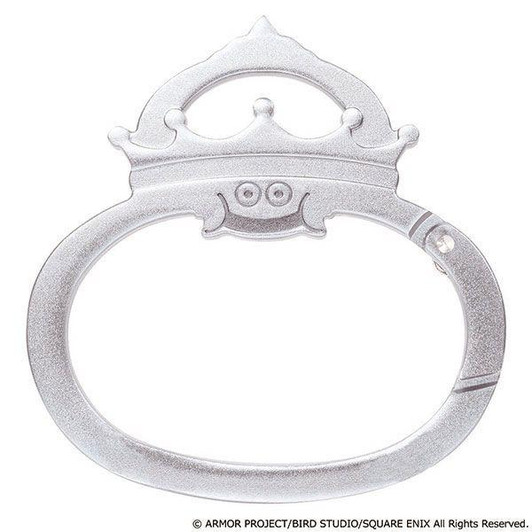  Square Enix Dragon Quest: Smile Slime: Carabiner Clip - Metal King Slime 