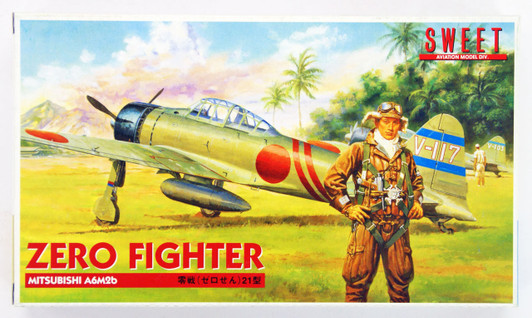 Sweet Aviation 07 Zero Fighter 21 Type Mitsubishi A6M2B 1/144 Scale Kit
