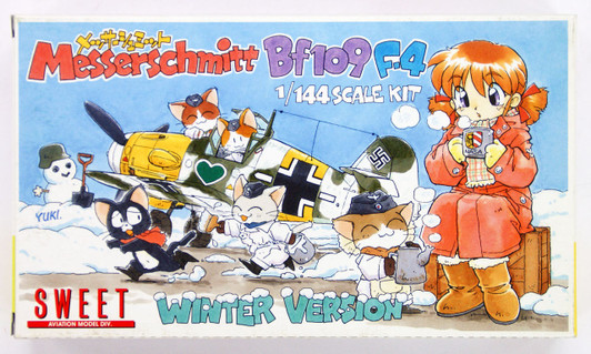 Sweet Aviation 13 Messerschmitt Bf109 F-4 Winter Version 1/144 Scale Kit NZA