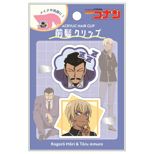 T's Factory Detective Conan / Acrylic Bangs Clip Kogoro Mouri & Toru Amuro