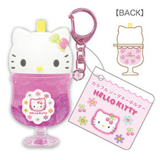 TCP Hello Kitty 90's Colorful Soda Keychain Cherry